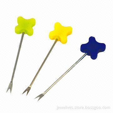 Flower-shaped silicone dessert fork, good for promotional gift products